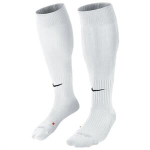 Nike Classic Cushioned Knee High Soccer Socks MEDIUM (men 6-8) White SX5728-100